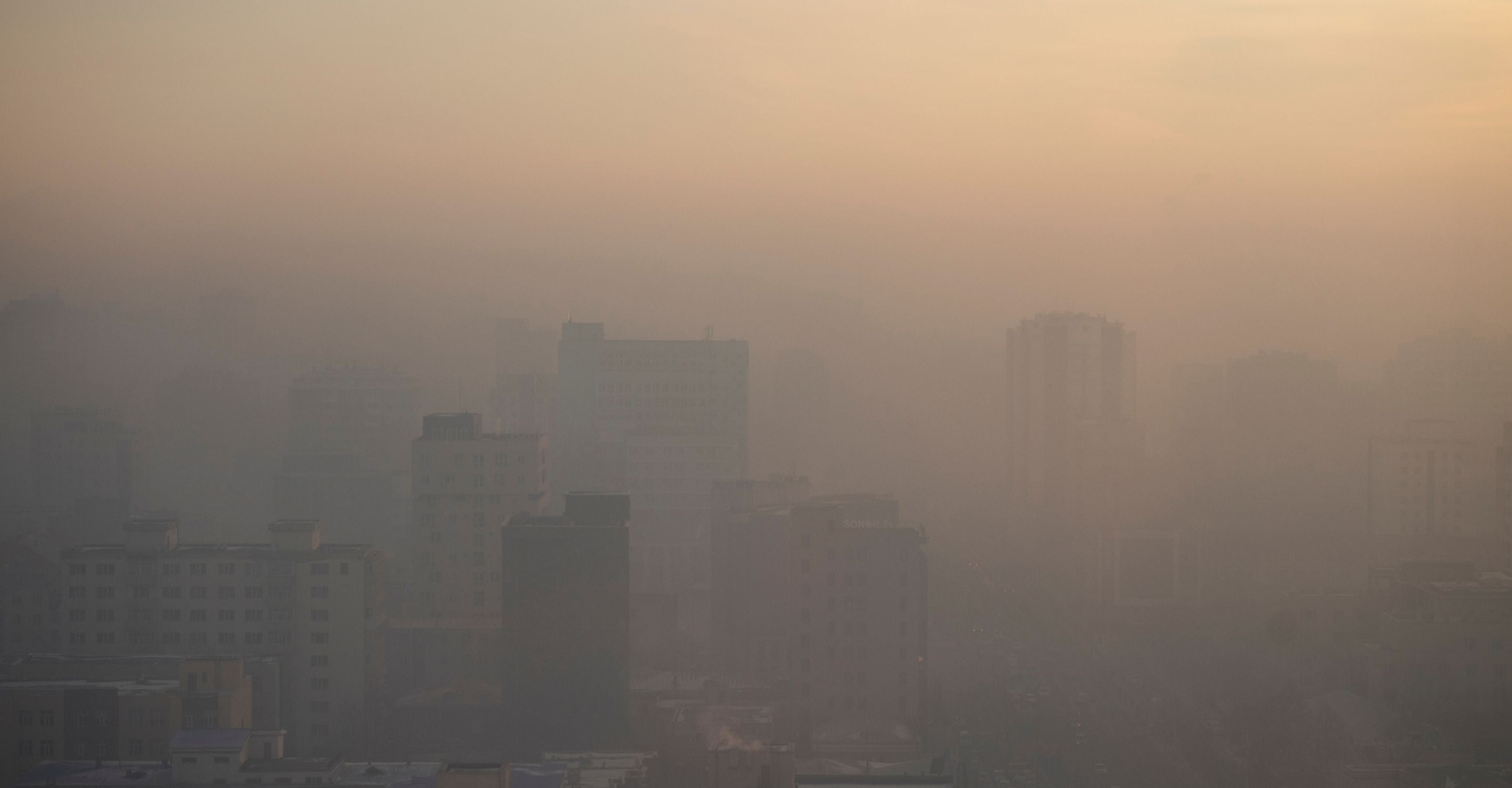 Polluted skies of Ulaanbaatar