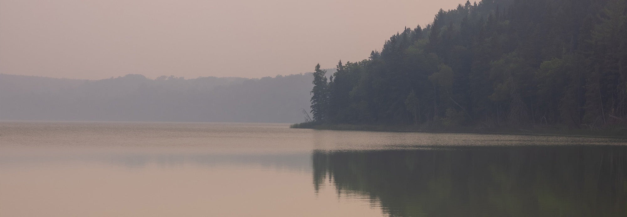 Smoky skies in Minnesota