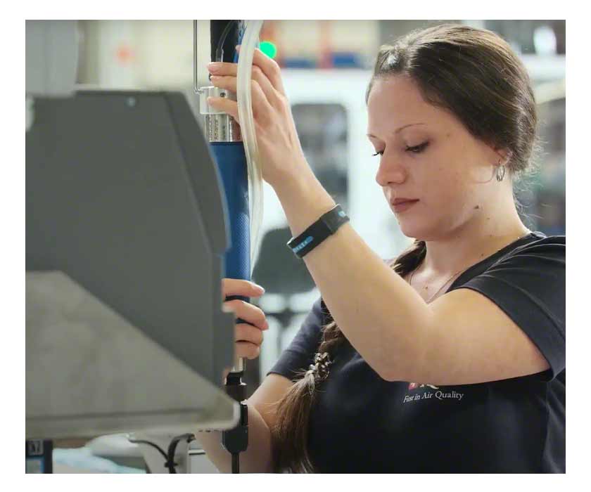 woman working in factory