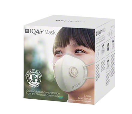 IQAir mask for three clothes (L adults)